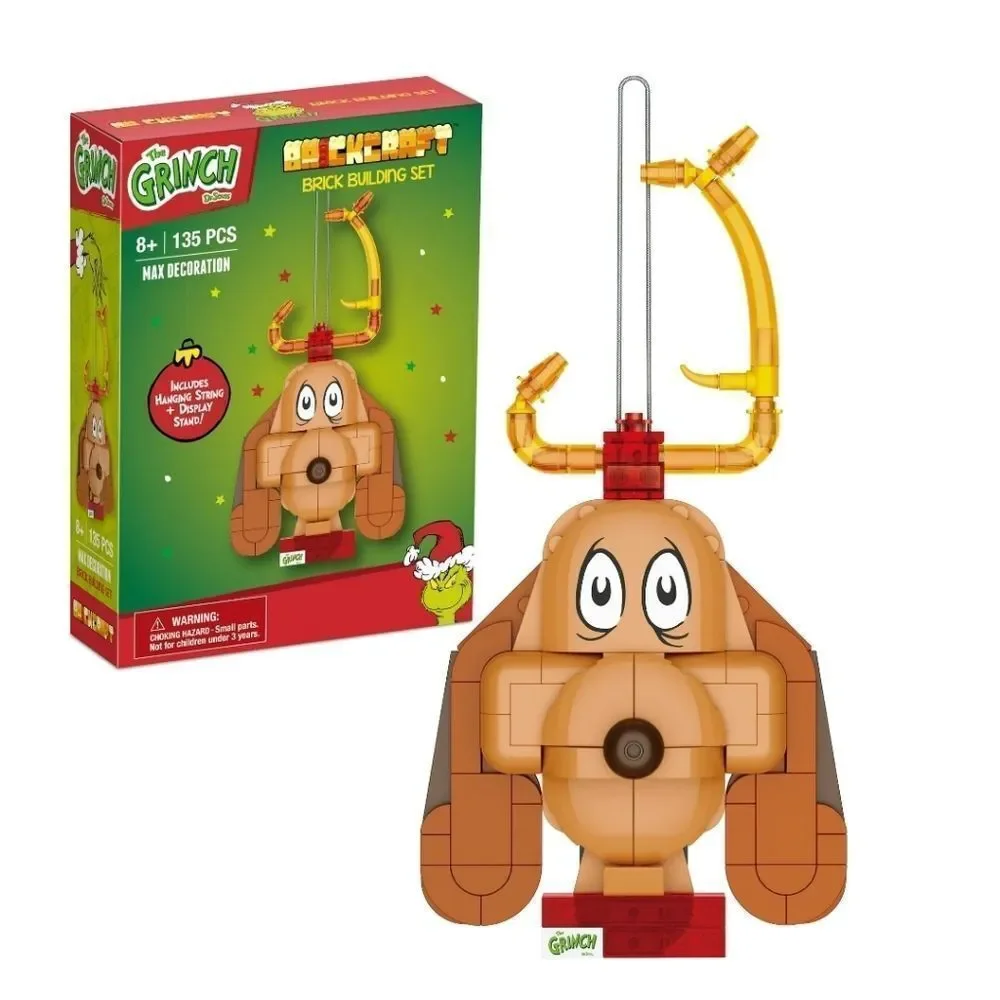 Brickcraft Grinch Max The Dog Brick Building Kit (135 Piece Set) New
